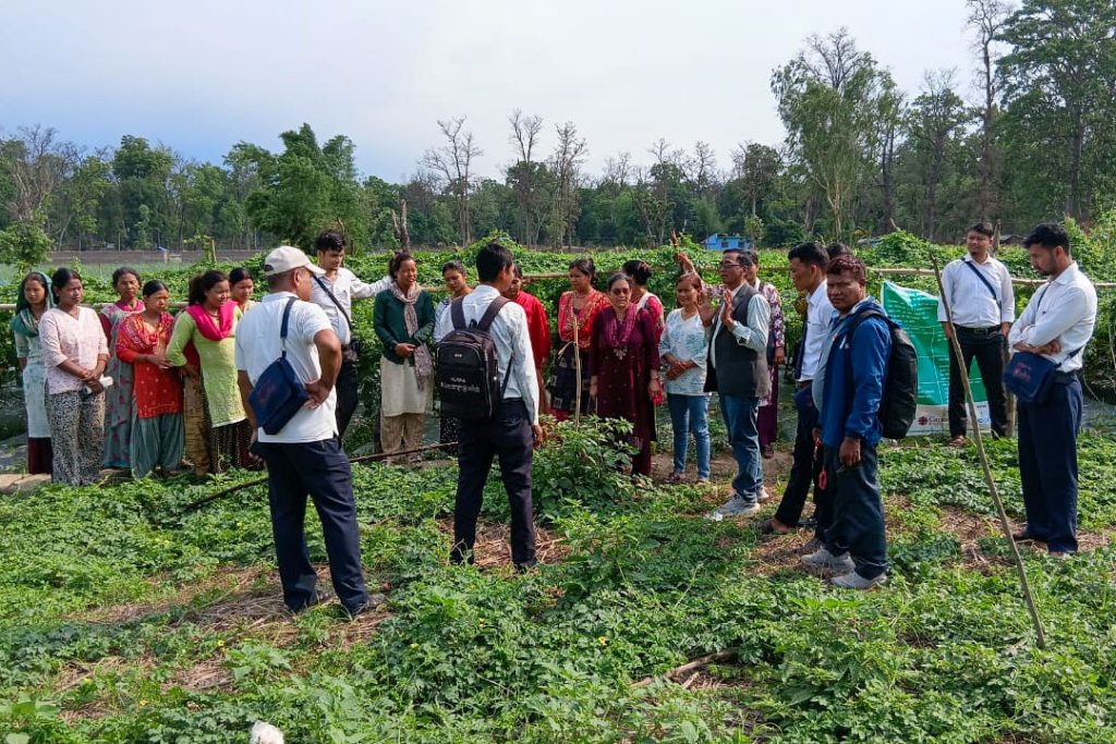 लालझाडीमा सञ्चालित जीविकोपार्जन तथा उत्थानशीलतामूलक गतिविधिहरूको स्थलगत अनुगमन